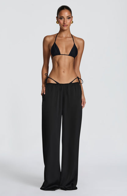 Suki Üçgen Bikini Üstü - Siyah