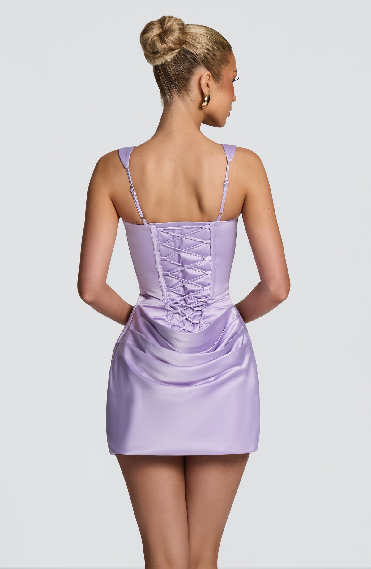 Imogen Mini Elbise - Lila