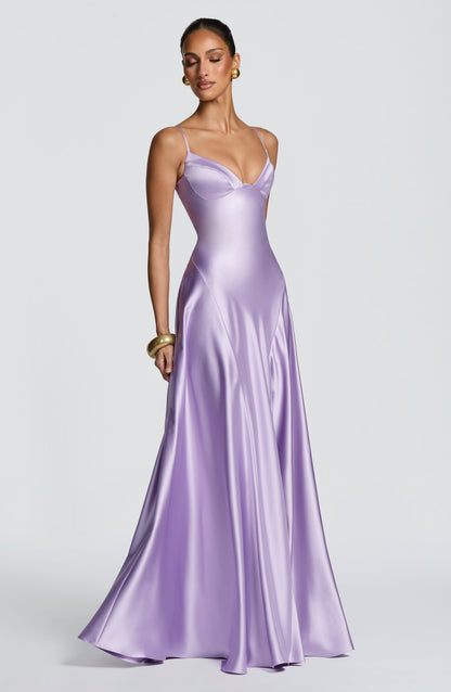 Asterin Maxi Elbise - Lila