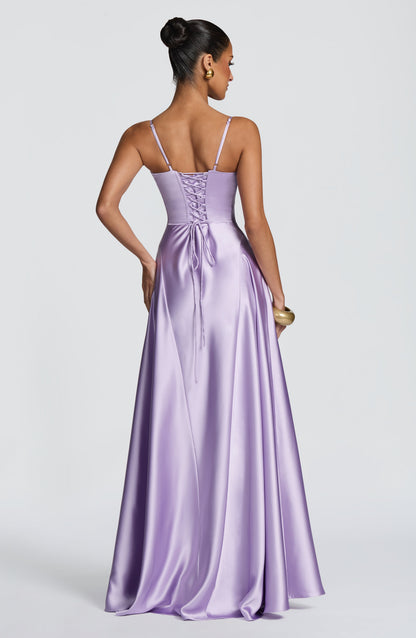 Asterin Maxi Elbise - Lila