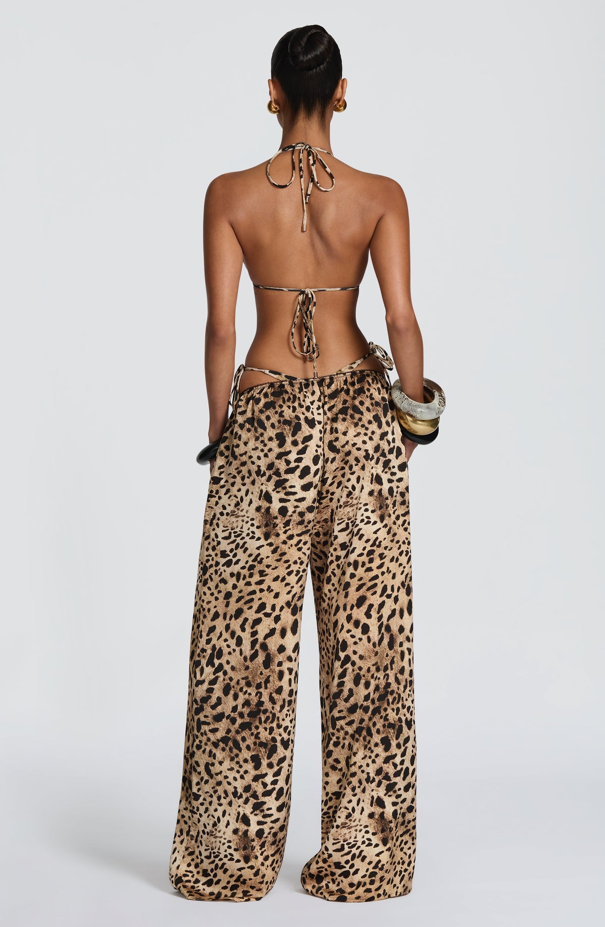 Soleil Pantolon - Leopar Desenli
