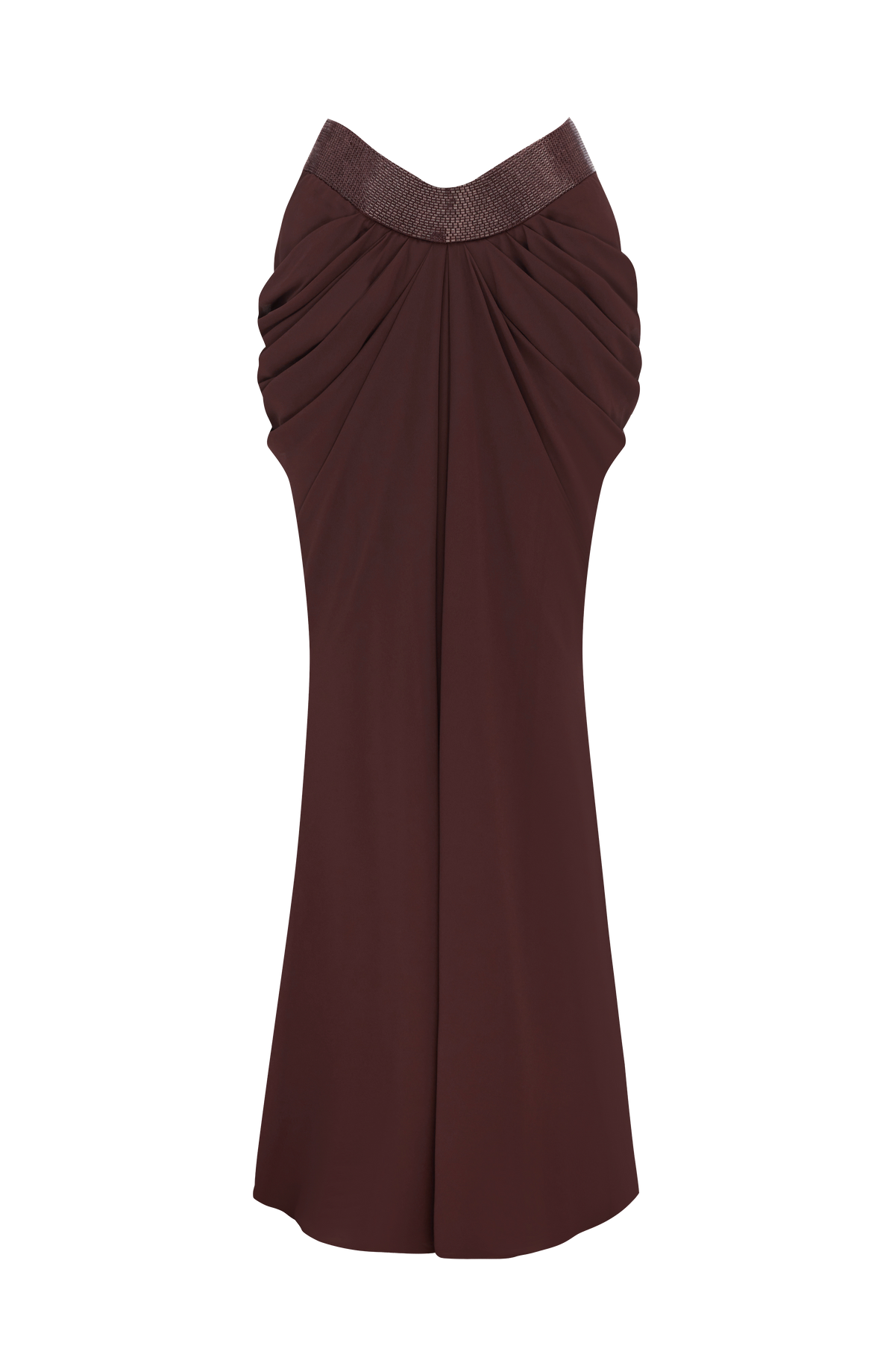 Sophie Maxi Etek - Mürdüm Kahve