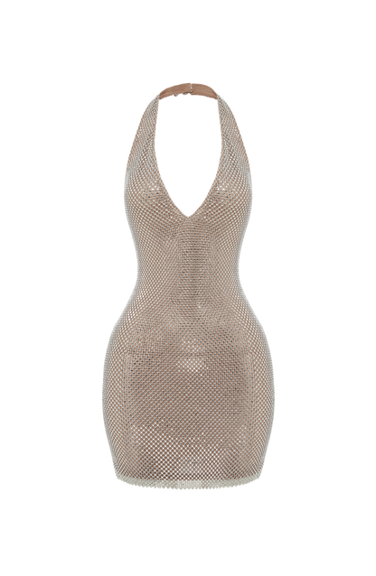 Starla Mini Elbise - Altın