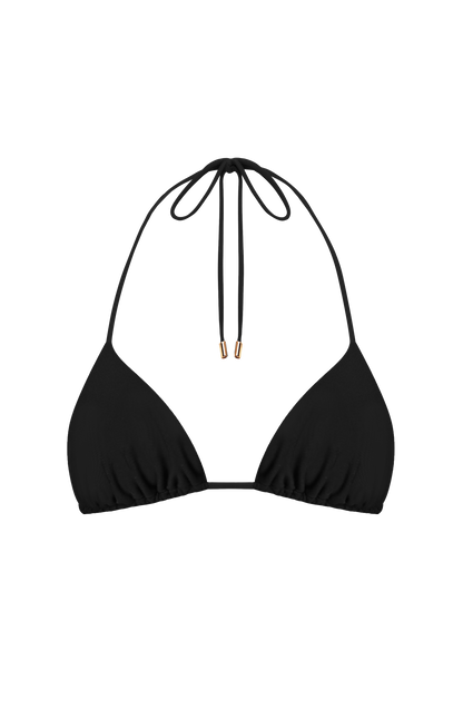 Suki Üçgen Bikini Üstü - Siyah