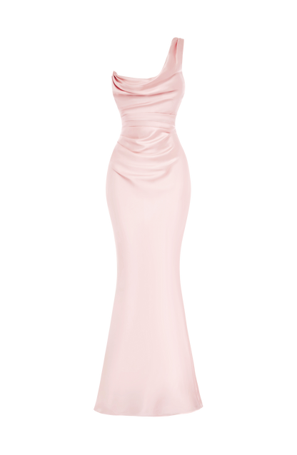 Thalassa Maxi Elbise - Pudra