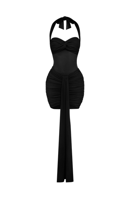 Vixen Mini Elbise - Siyah