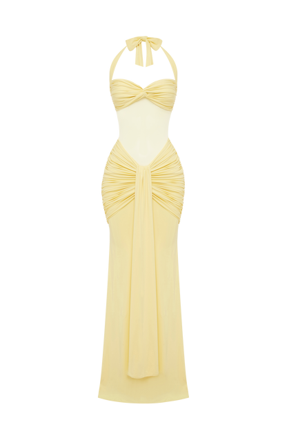Vixen Maxi Elbise - Limon Sarısı