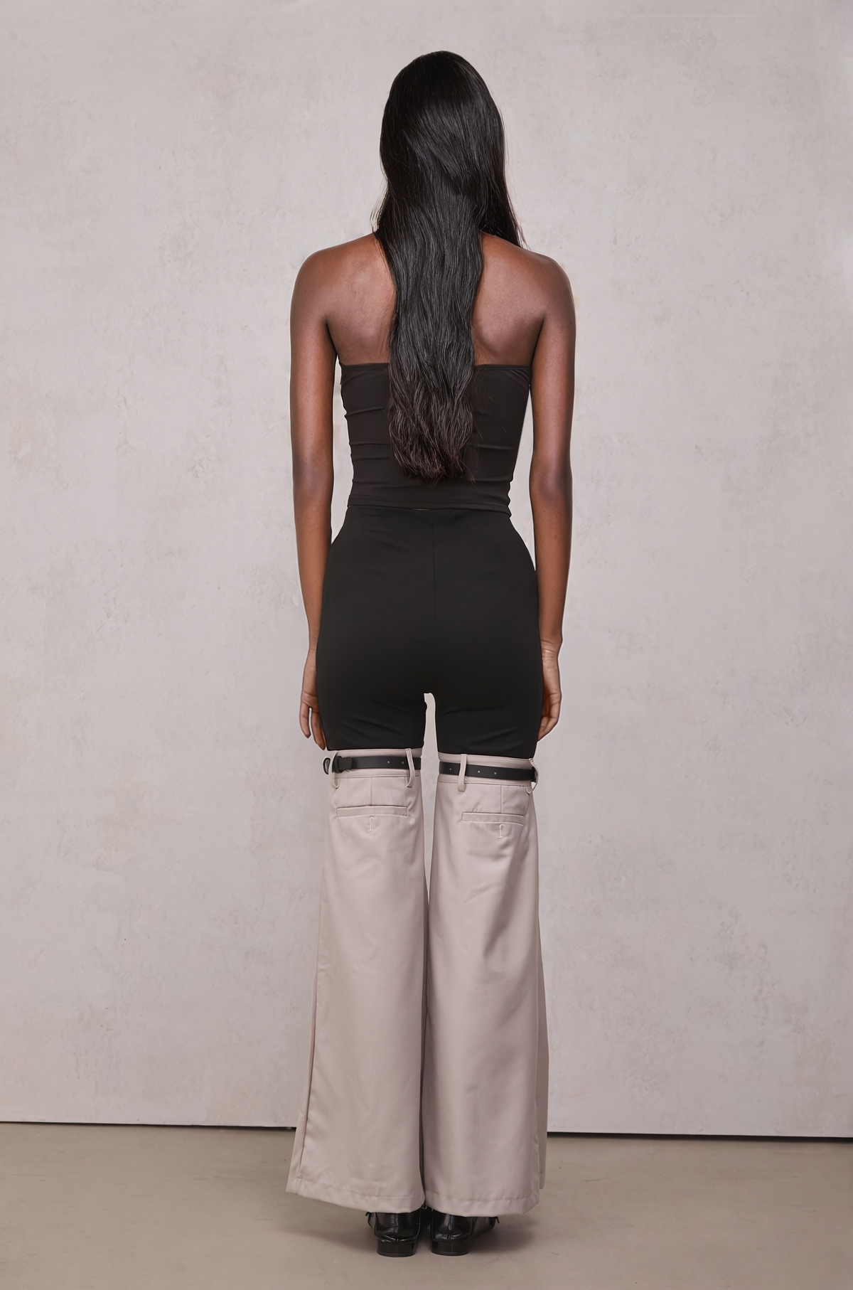 Willow Patchwork Detaylı Bej Pantolon