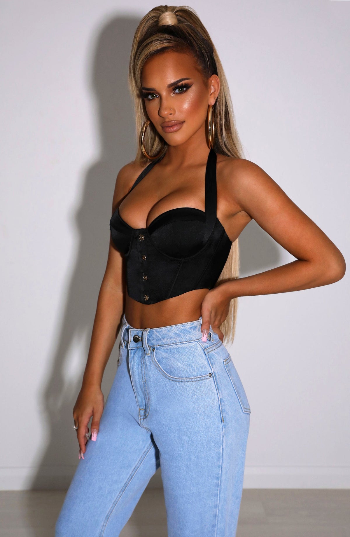 Aaliyah Korse - Siyah