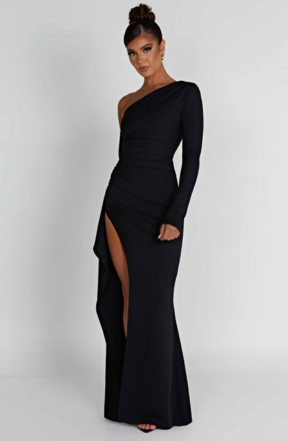 Abrielle Maxi Elbise - Siyah