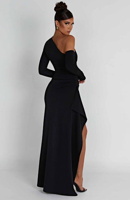 Abrielle Maxi Elbise - Siyah