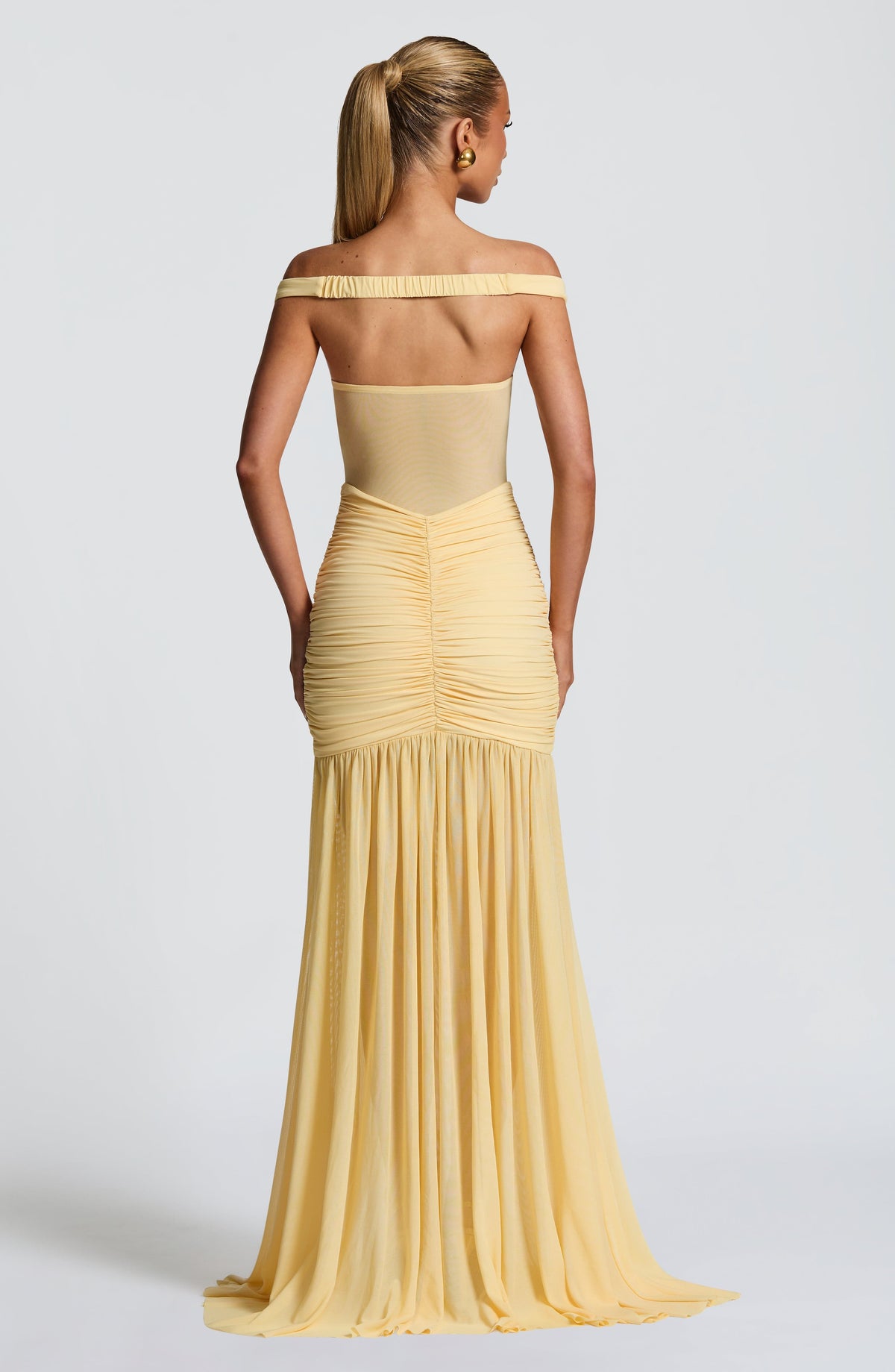 Alaia Maxi Elbise - Limon Sarısı