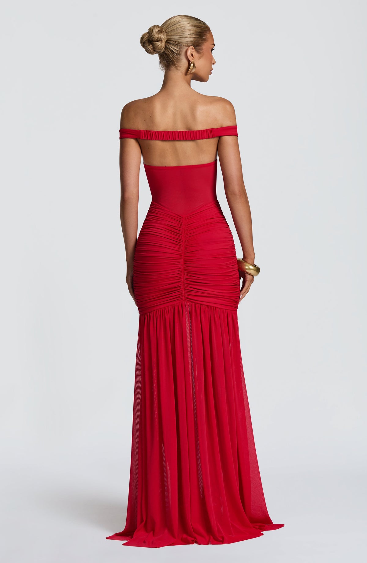 Alaia Maxi Elbise - Kırmızı