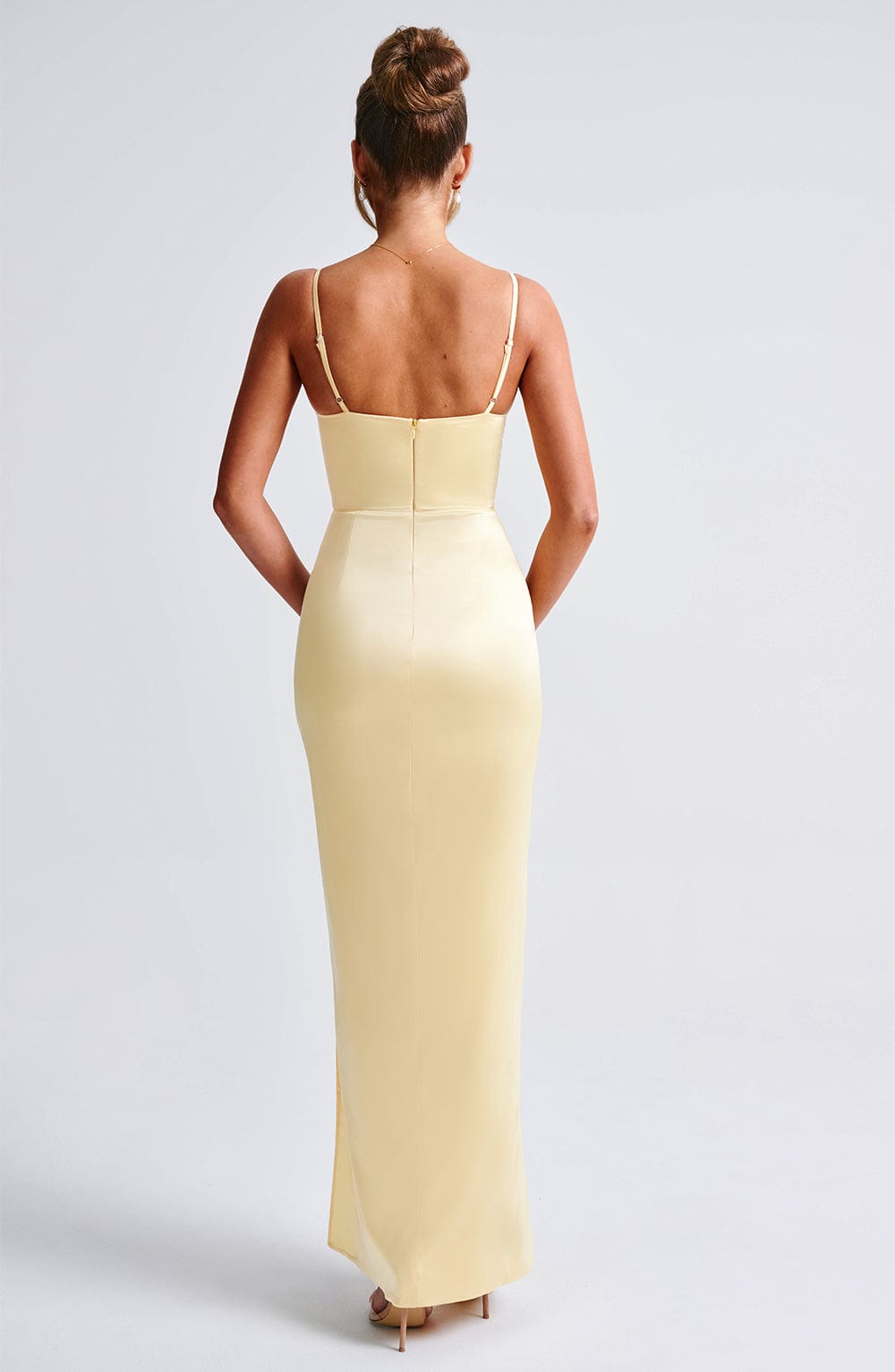 Alora Maxi Elbise - Limon Sarısı