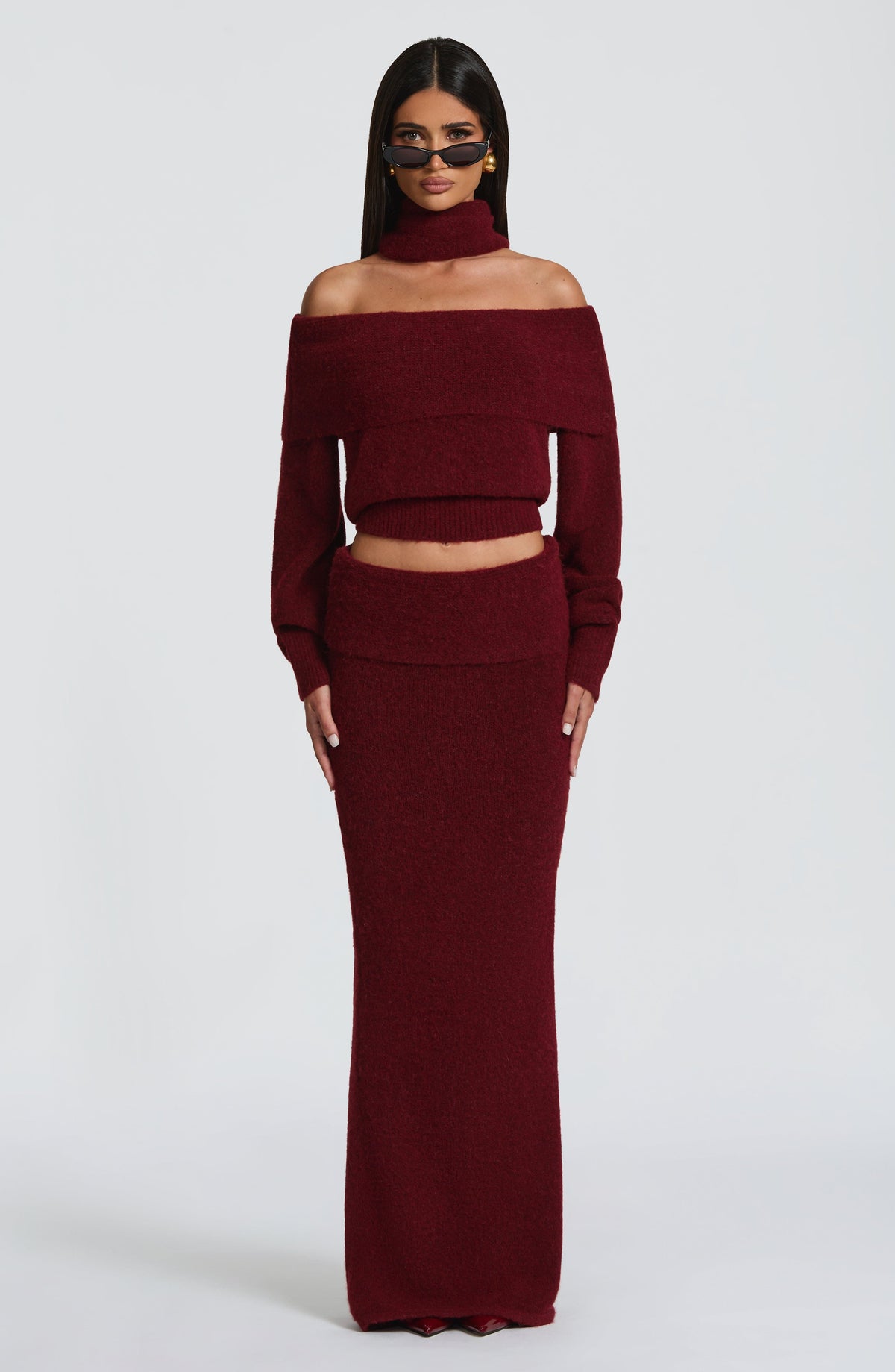 Andie Maxi Etek - Bordo