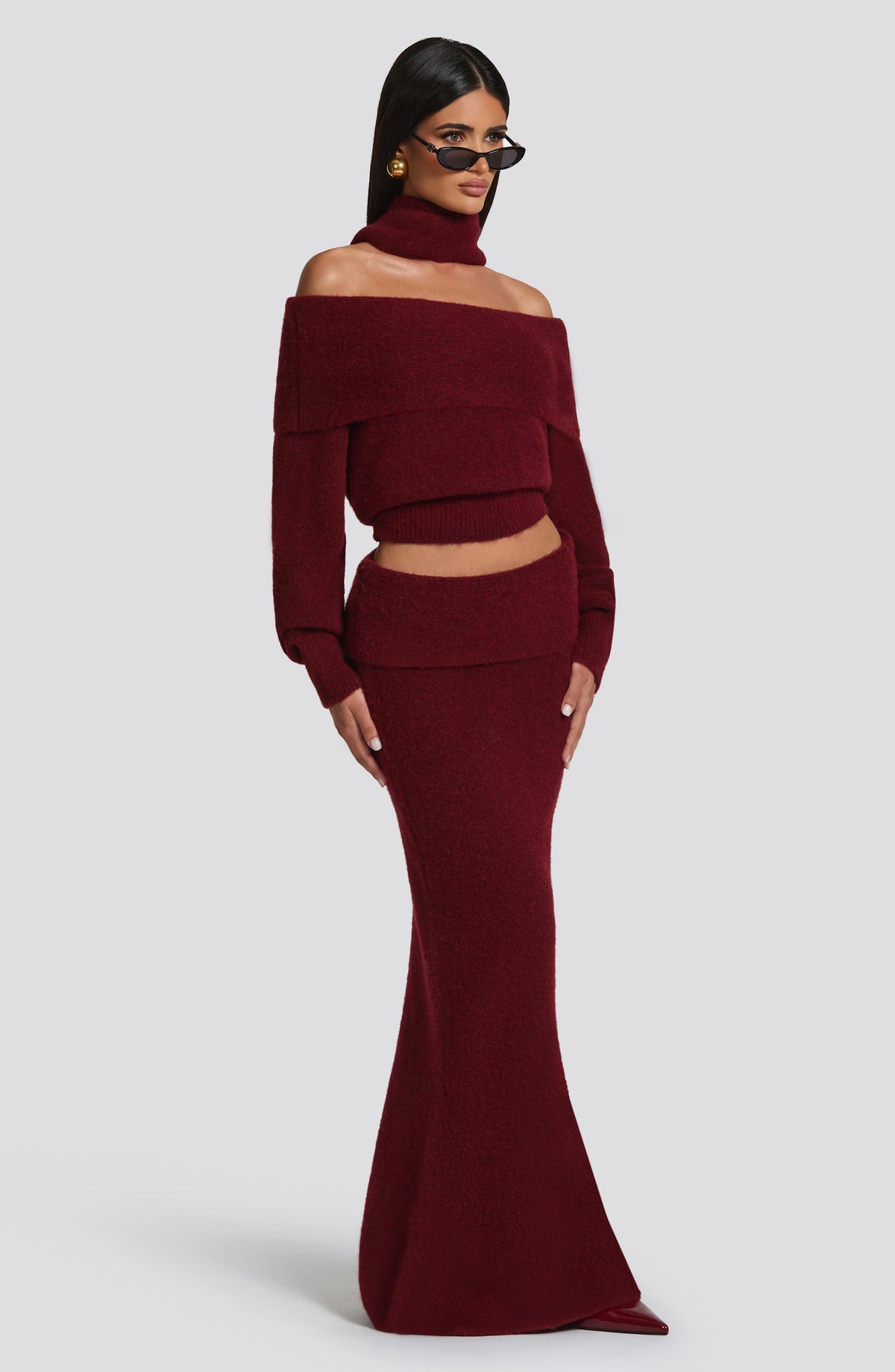 Andie Maxi Etek - Bordo