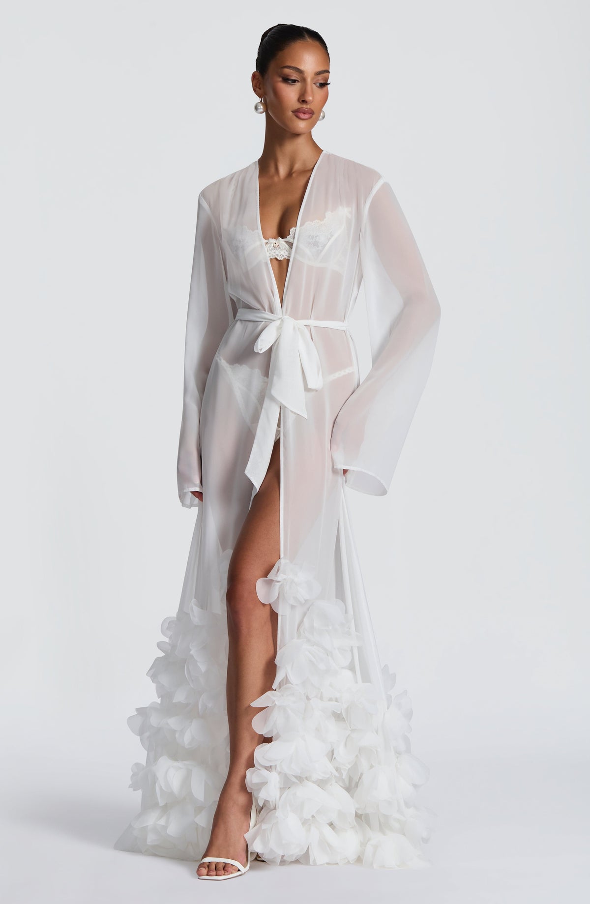 Anwen Dressing Abiye Elbise - Fildişi