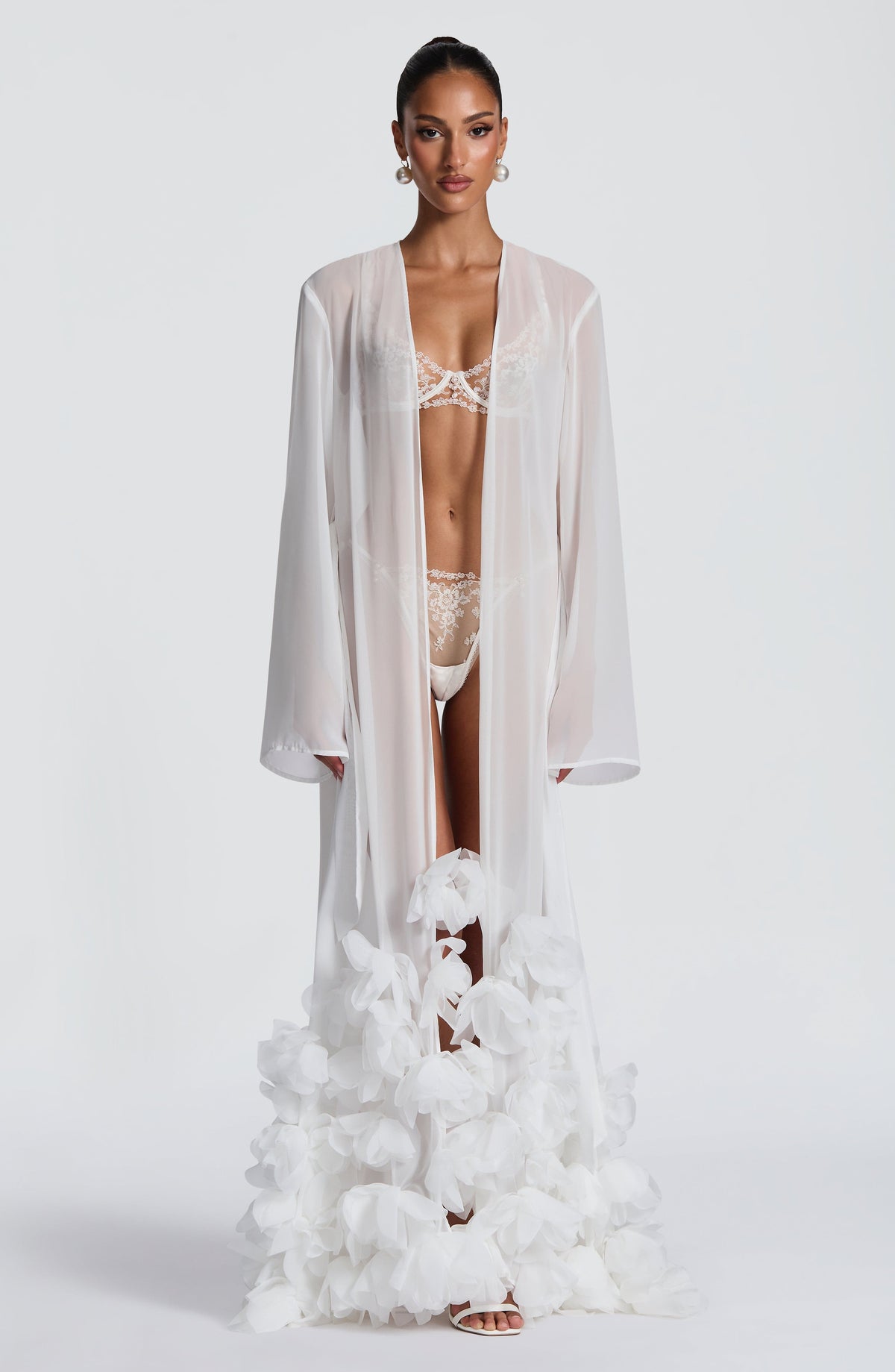 Anwen Dressing Abiye Elbise - Fildişi