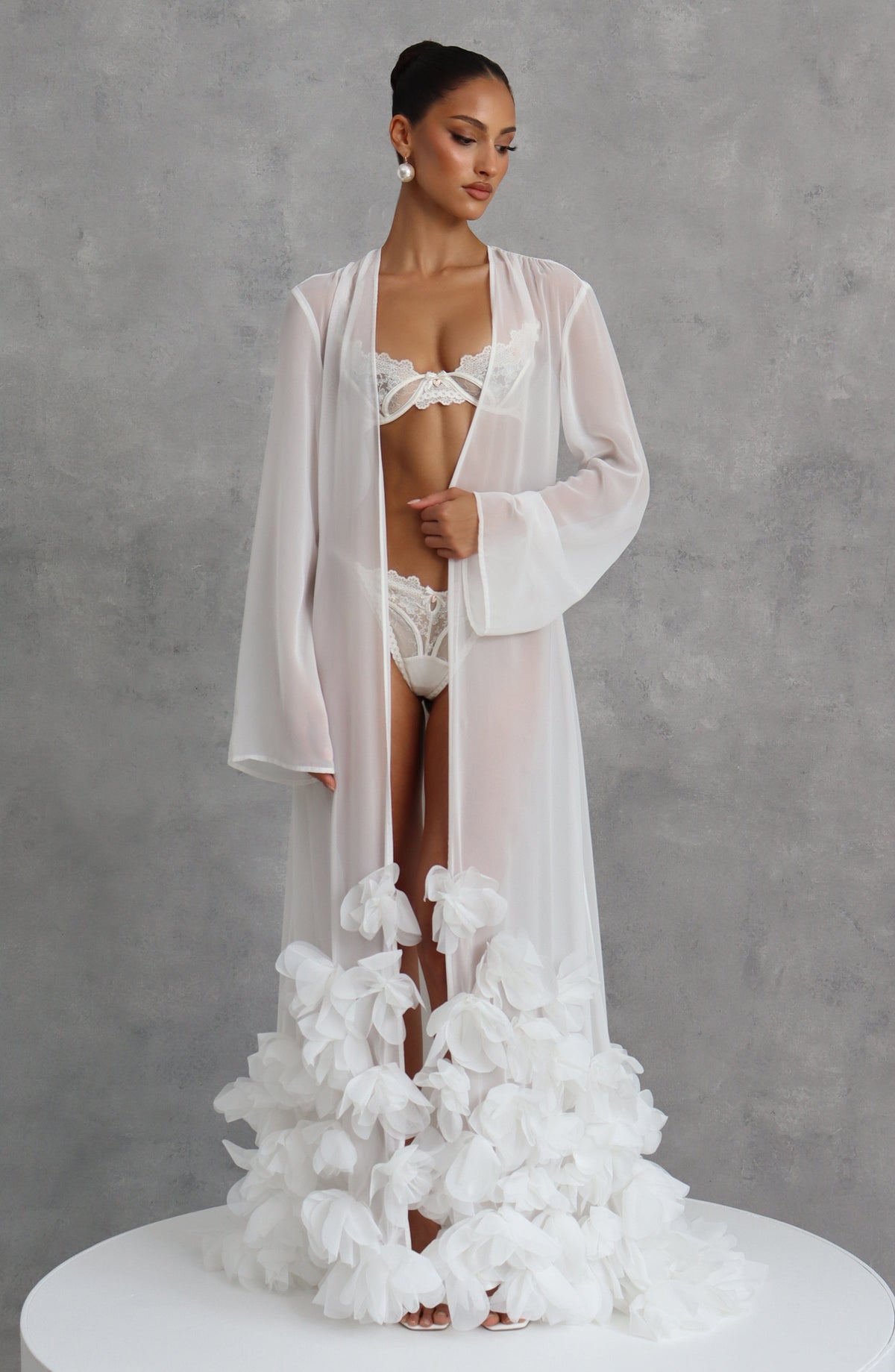 Anwen Dressing Abiye Elbise - Fildişi