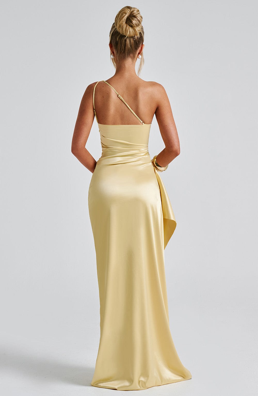 Ariel Maxi Elbise - Limon Sarısı