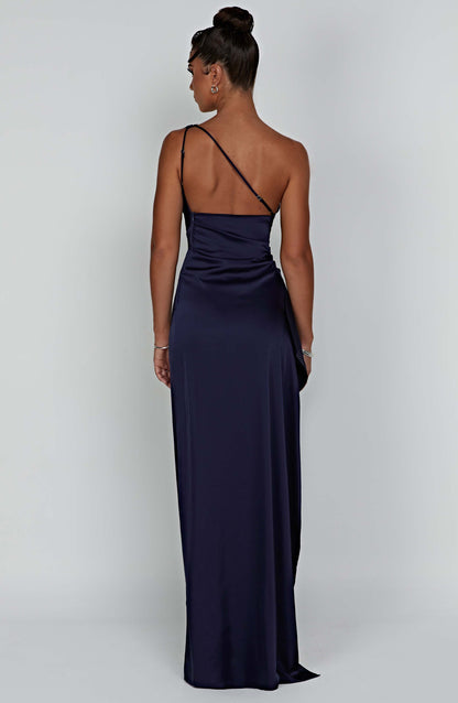 Ariel Maxi Elbise - Lacivert