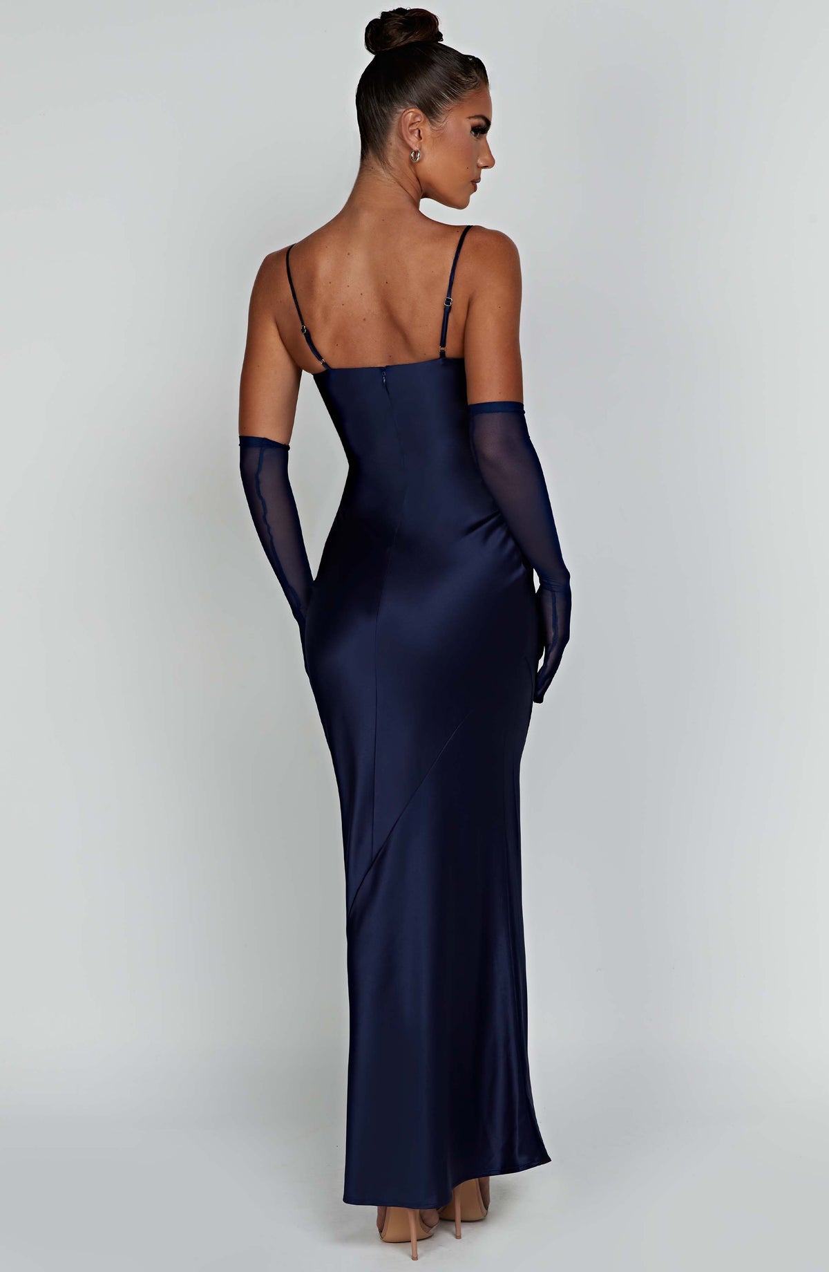 Athena Maxi Elbise - Lacivert