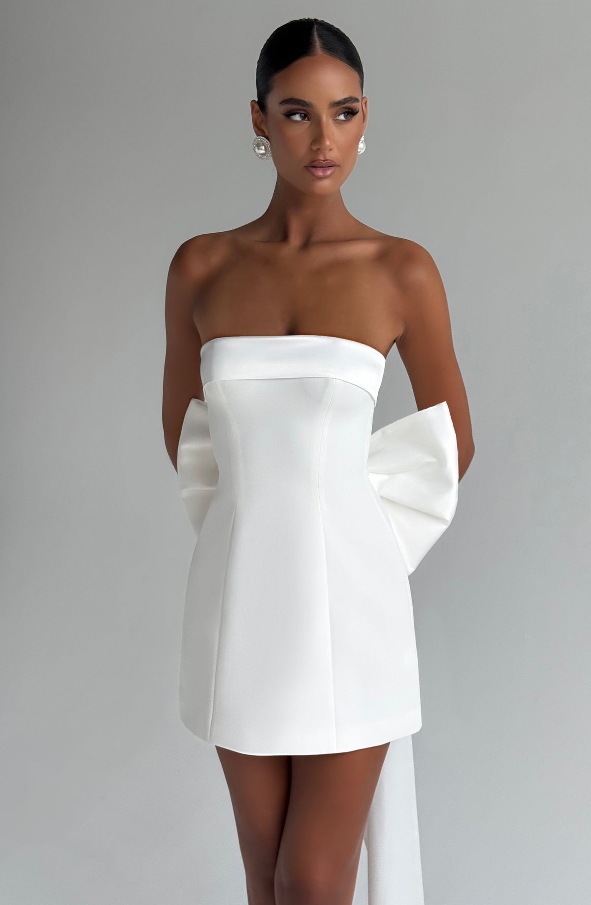 Barbara Mini Elbise - Fildişi