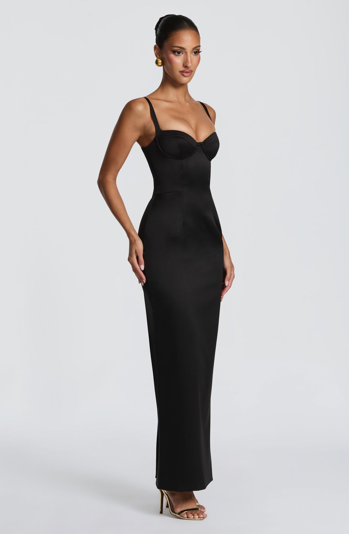 Bennett Maxi Elbise - Siyah