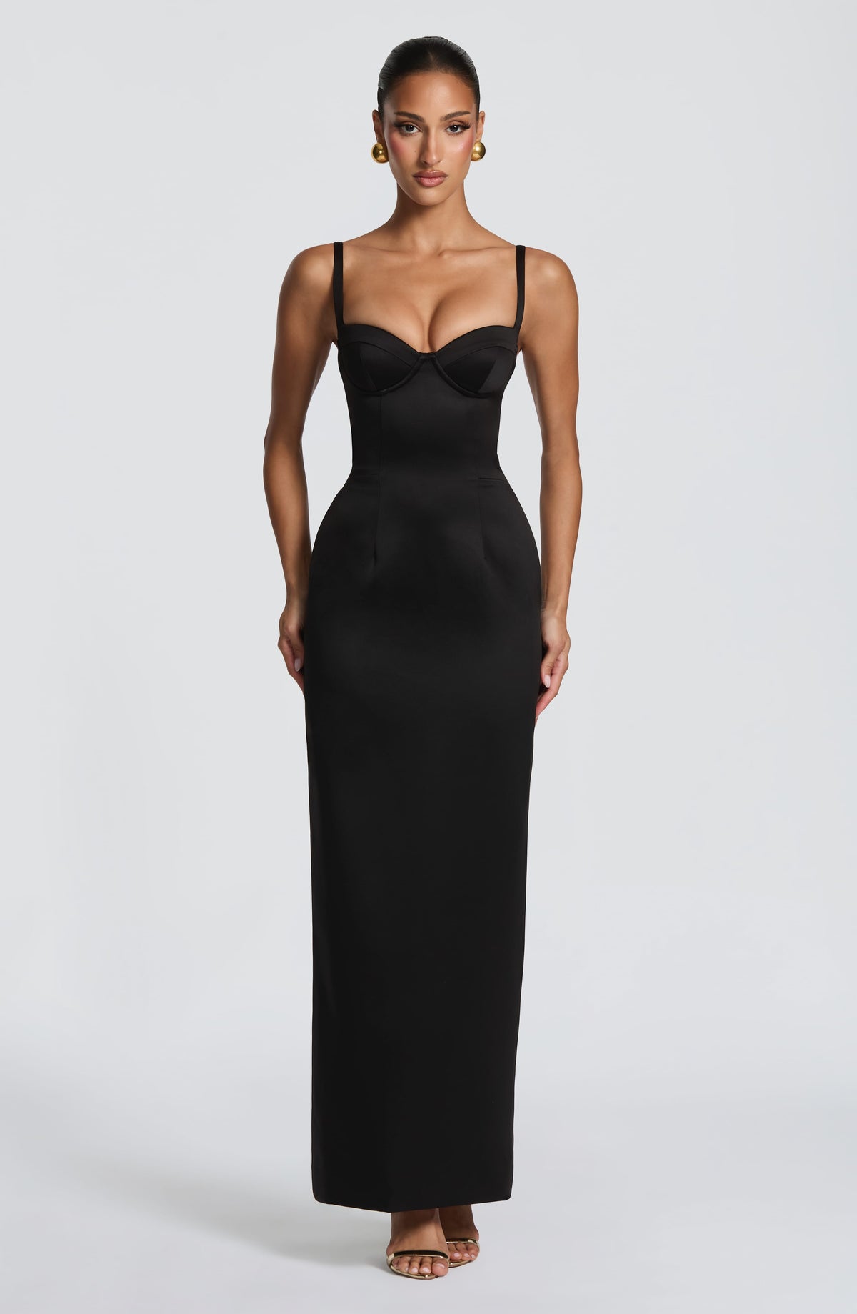 Bennett Maxi Elbise - Siyah