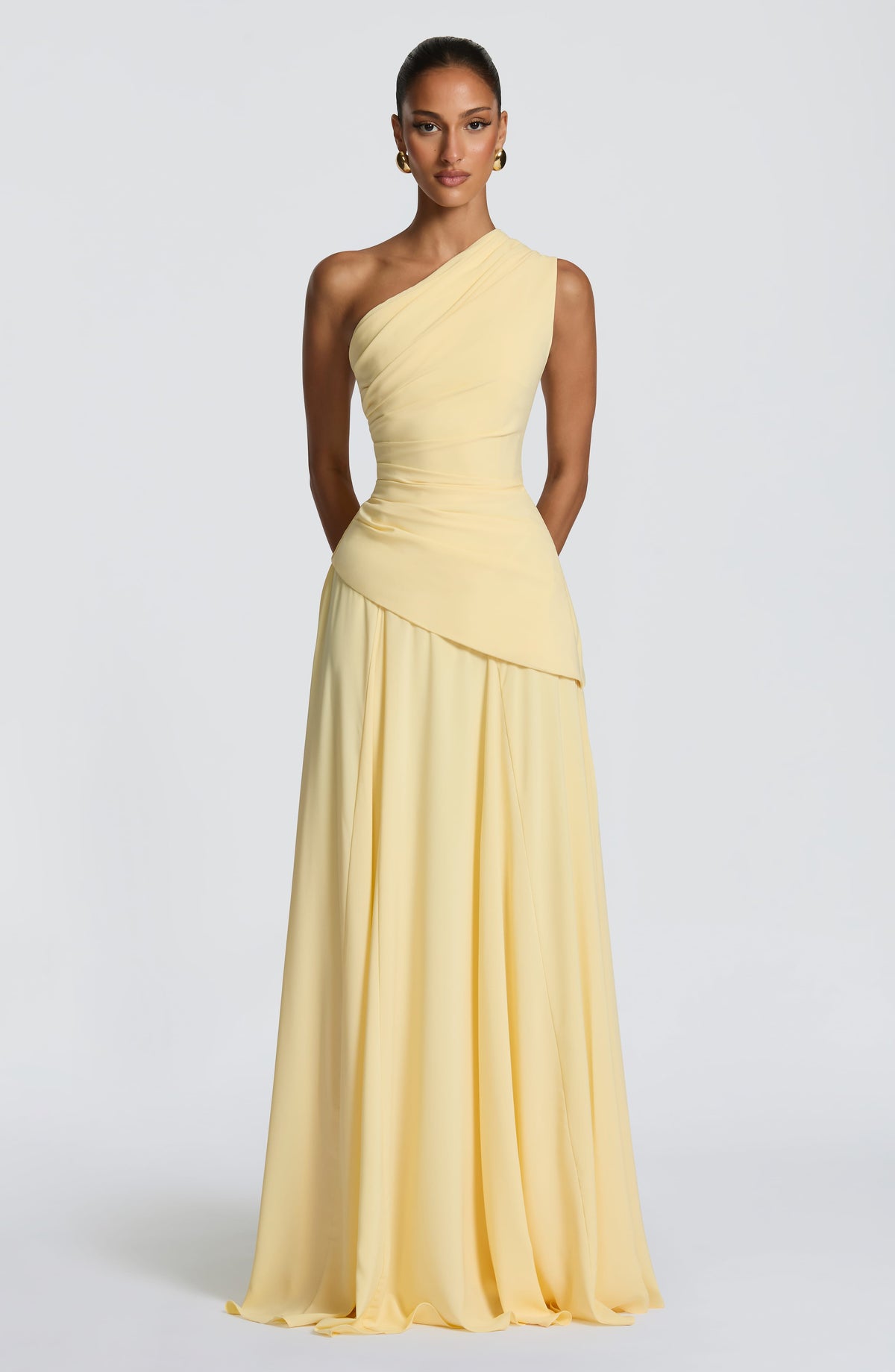 Bianca Maxi Elbise - Limon Sarısı