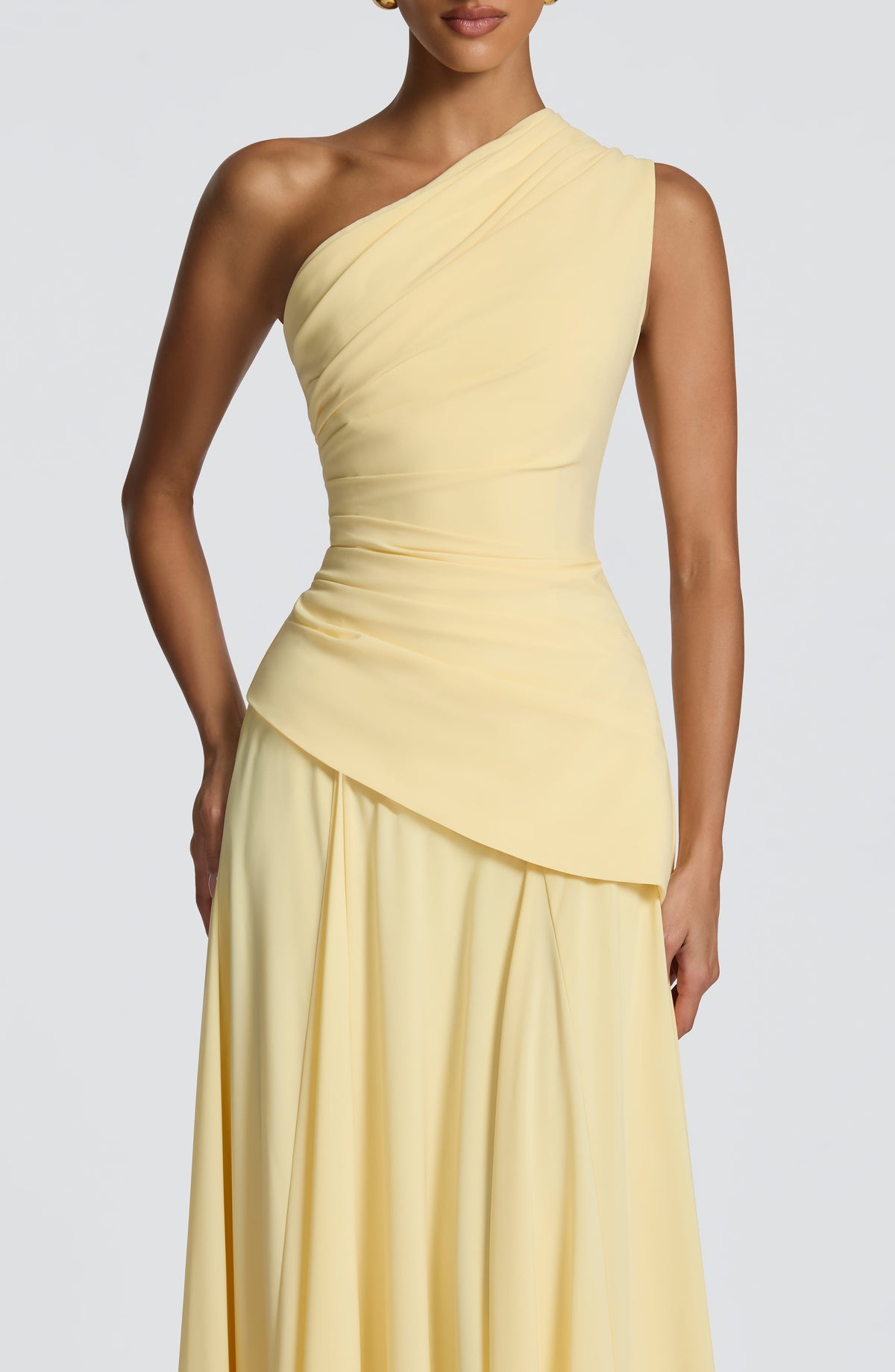 Bianca Maxi Elbise - Limon Sarısı
