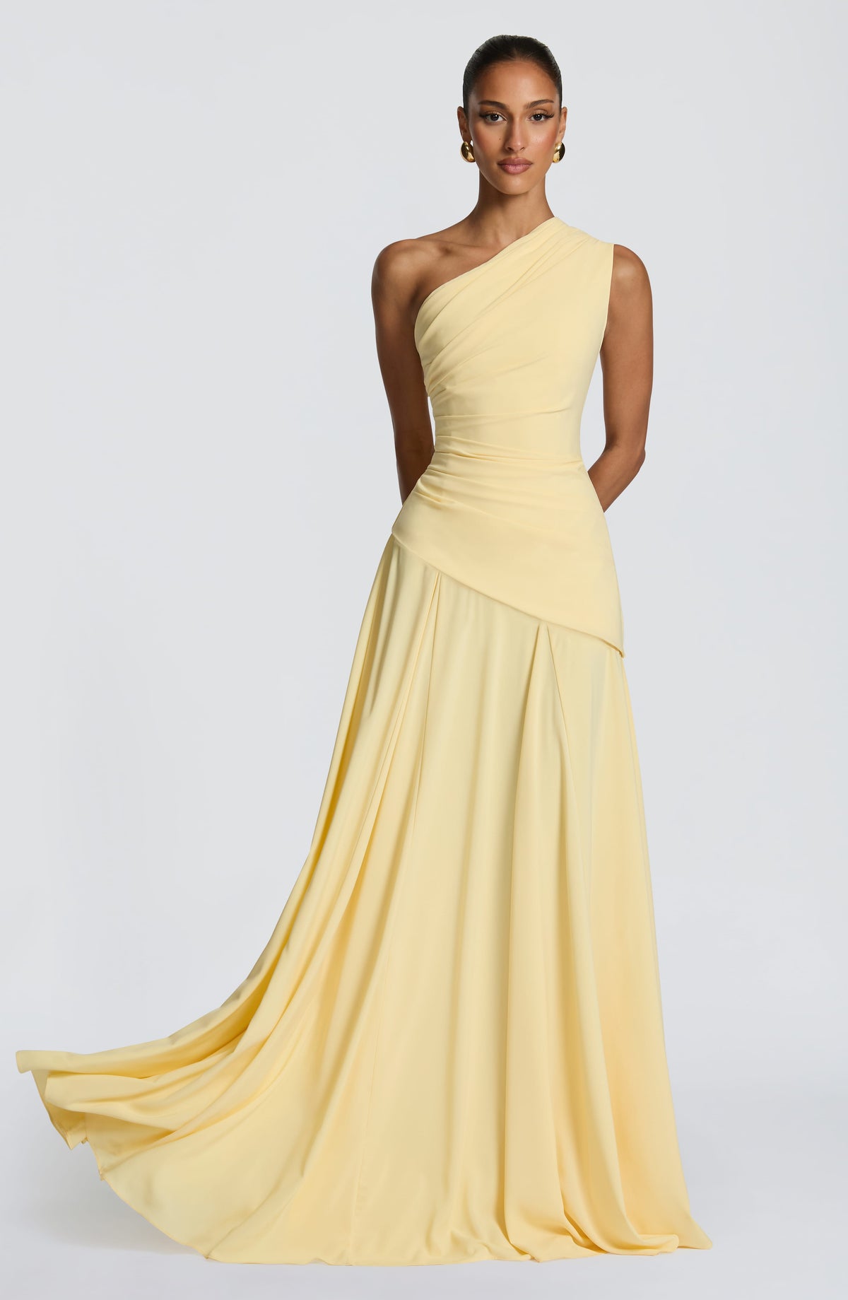 Bianca Maxi Elbise - Limon Sarısı