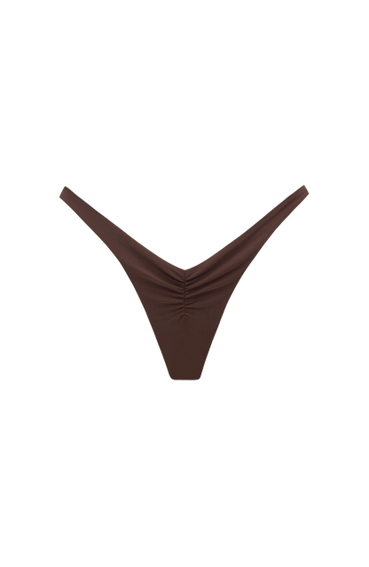Brianna Bikini Altı - Mürdüm Kahve