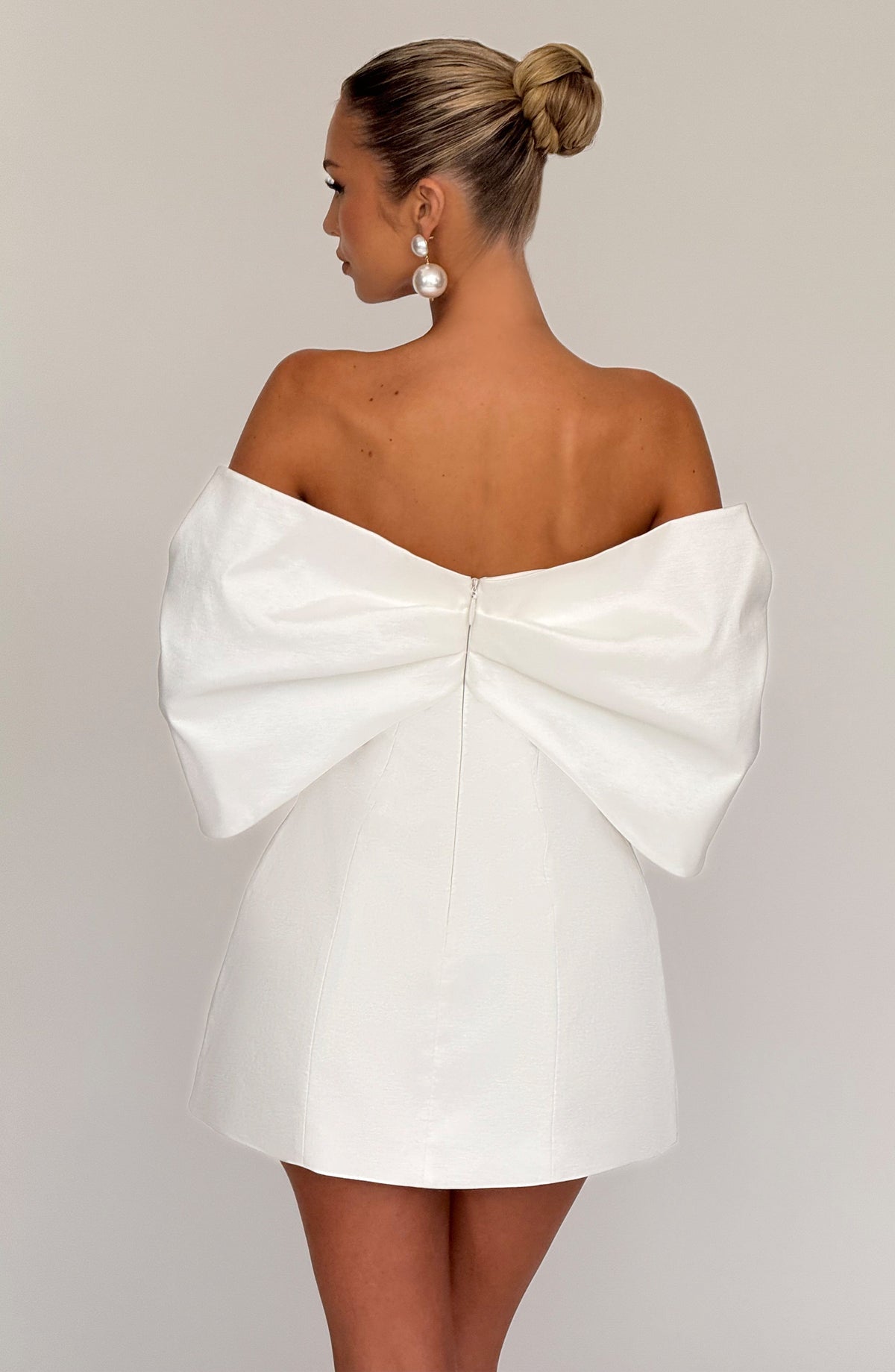 Briella Mini Elbise - Fildişi