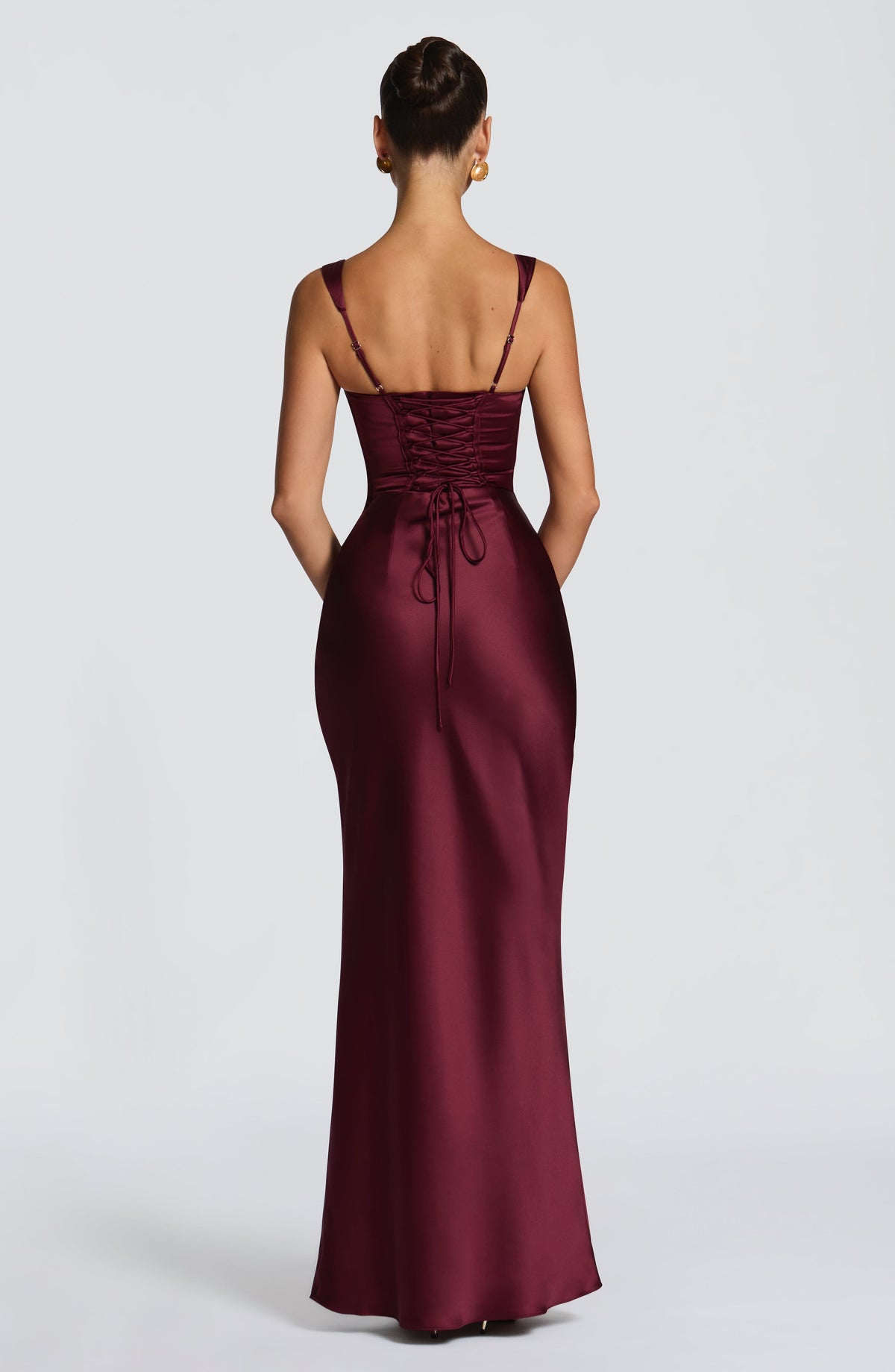 Calanthe Maxi Elbise - Vişne Çürüğü