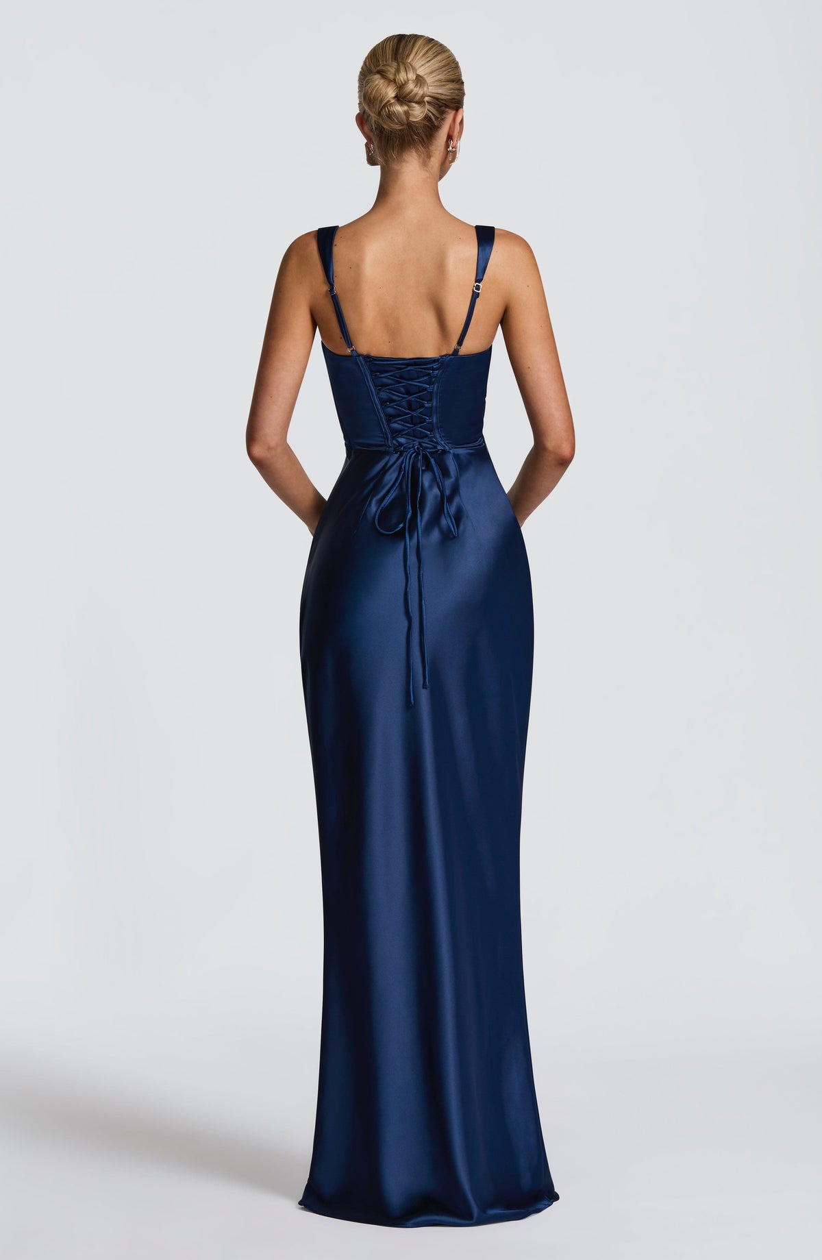 Calanthe Maxi Elbise - Lacivert