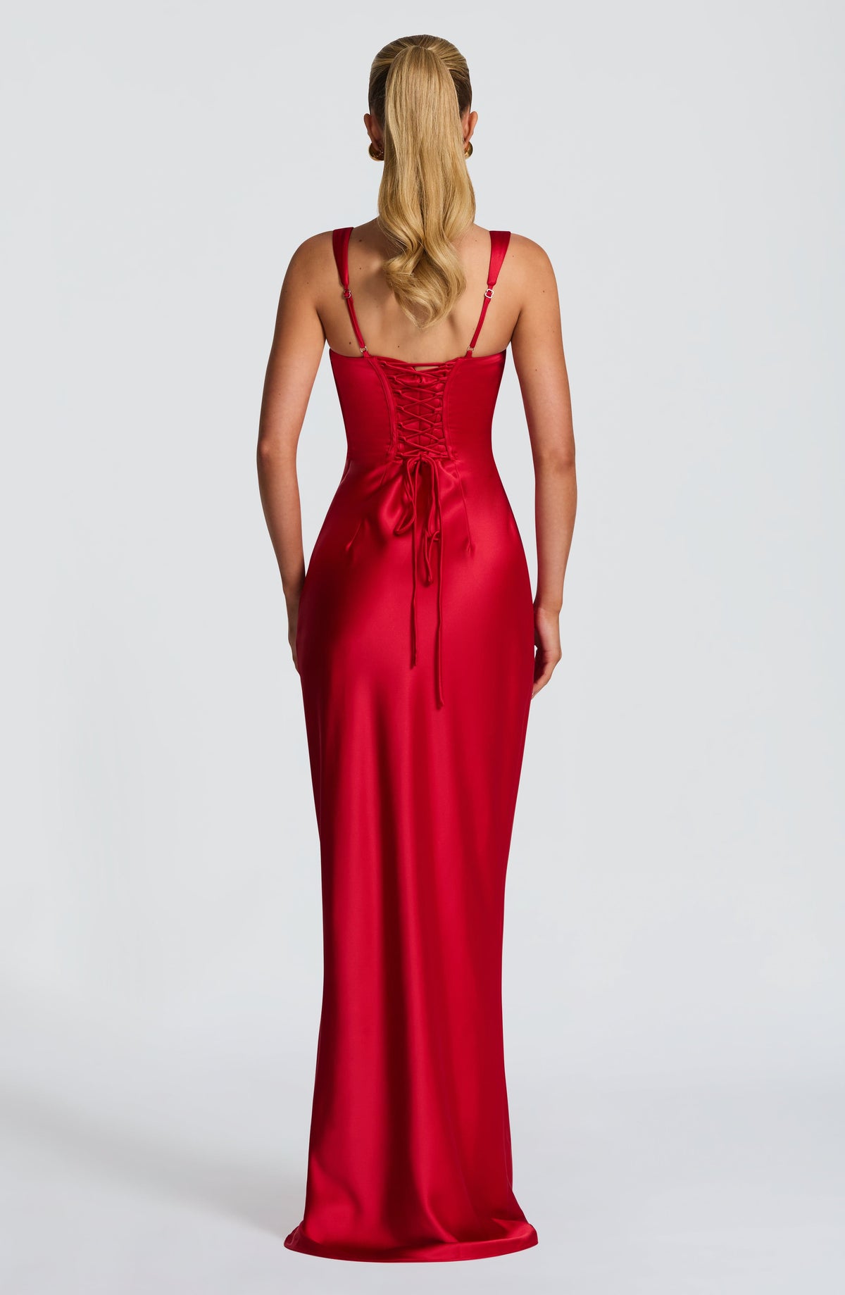Calanthe Maxi Elbise - Kırmızı