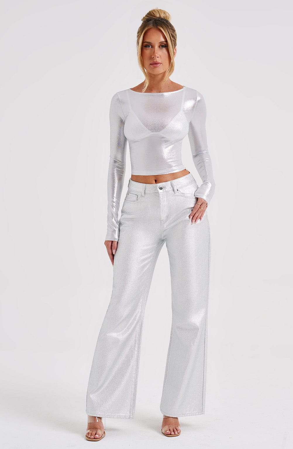 Cassidy Pant - Gümüş