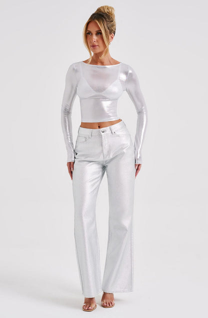 Cassidy Pant - Gümüş