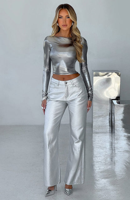 Cassidy Pant - Gümüş