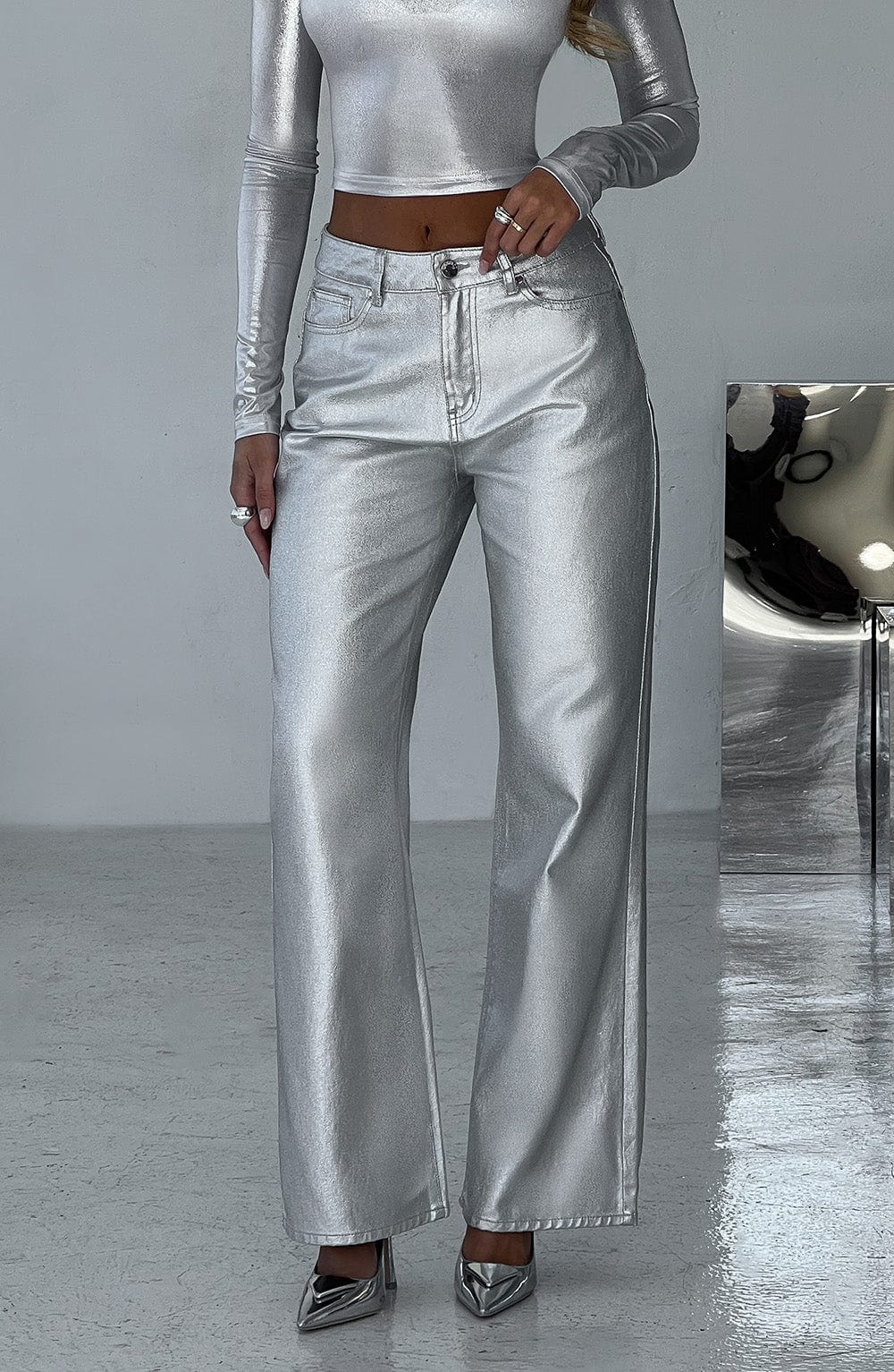 Cassidy Pant - Gümüş