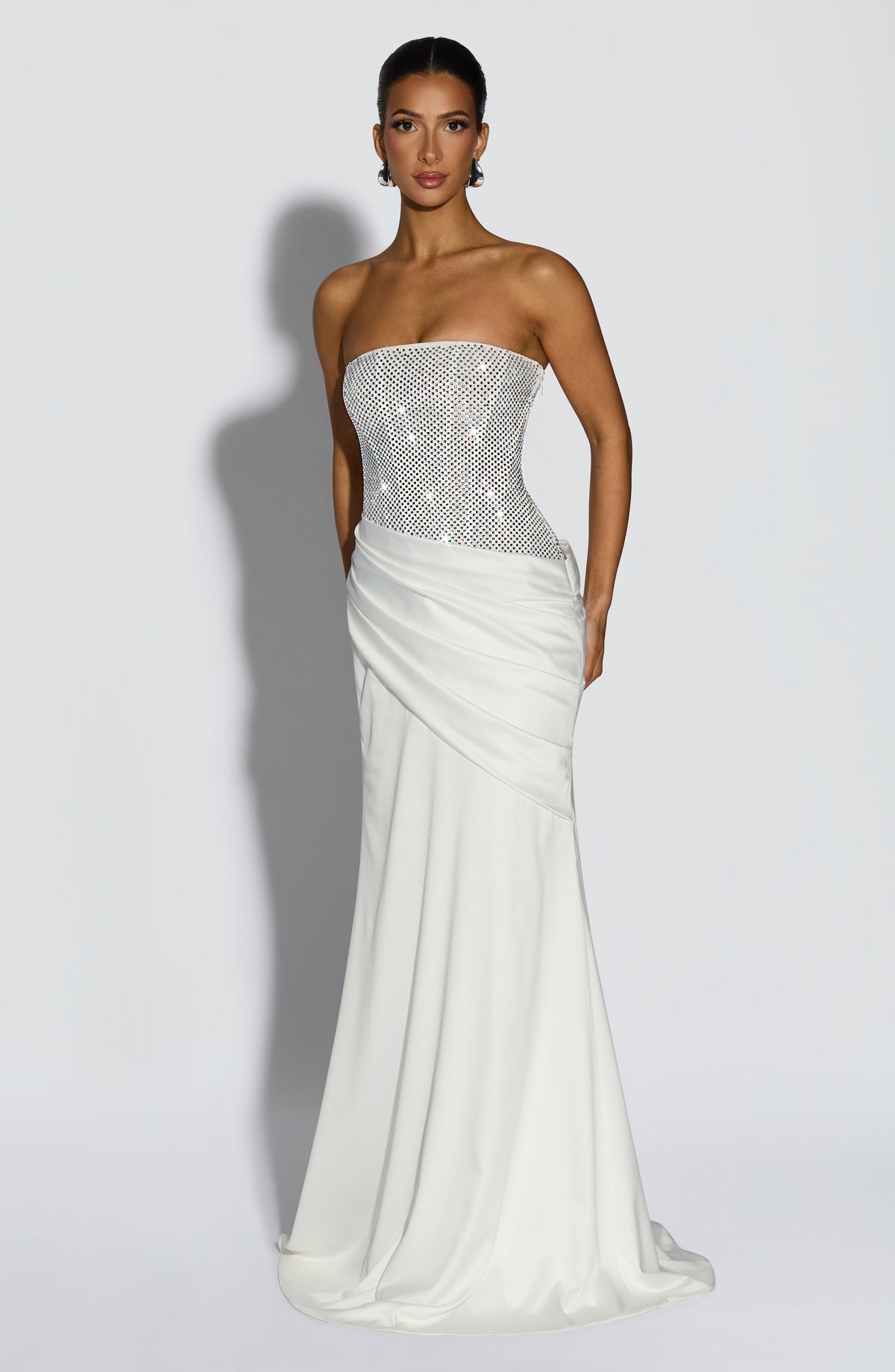 Celestia Maxi Elbise - Fildişi