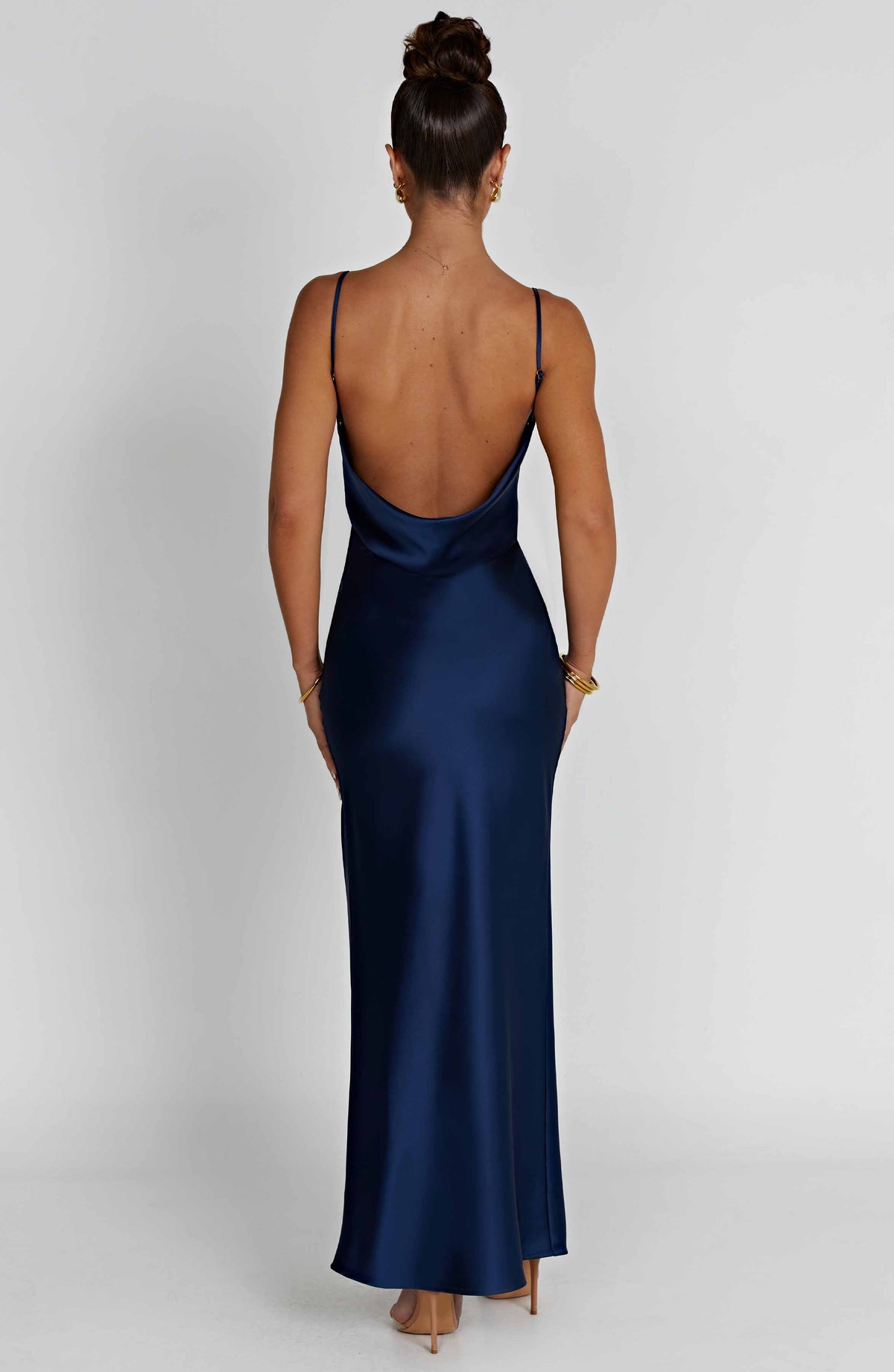 Celestina Maxi Elbise - Lacivert
