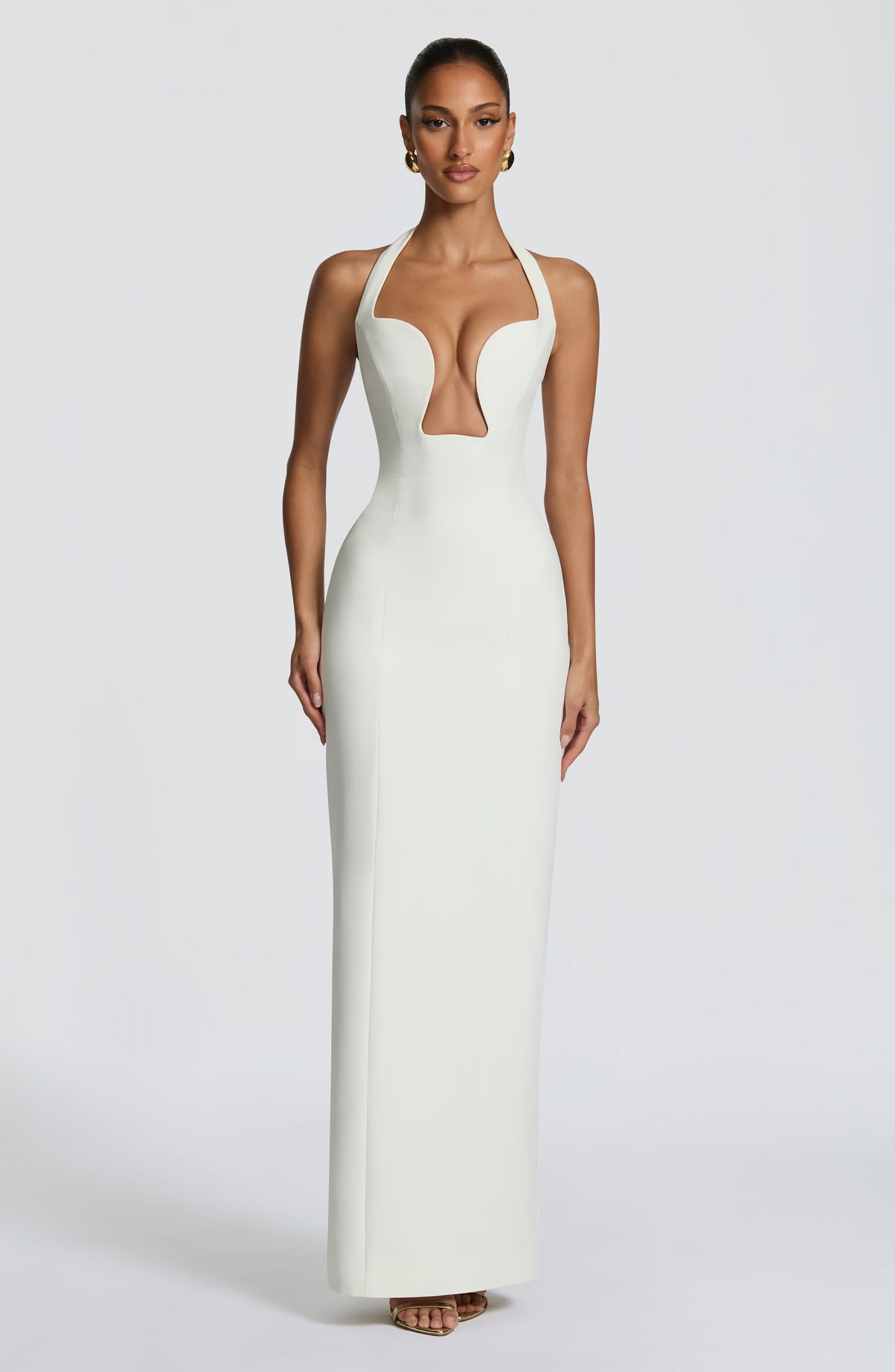 Charlotte Maxi Elbise - Fildişi