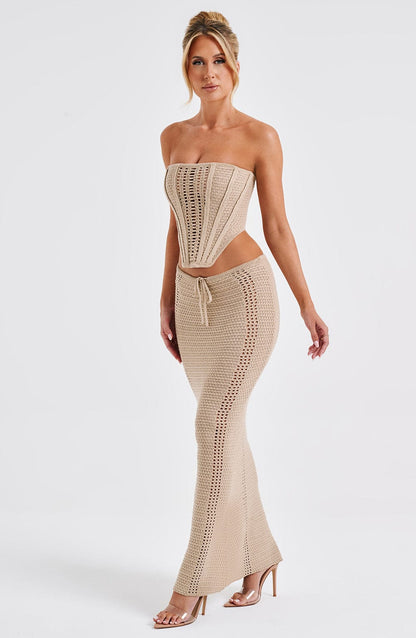Chayenne Maxi Etek - Bej