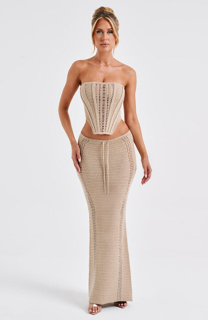 Chayenne Maxi Etek - Bej