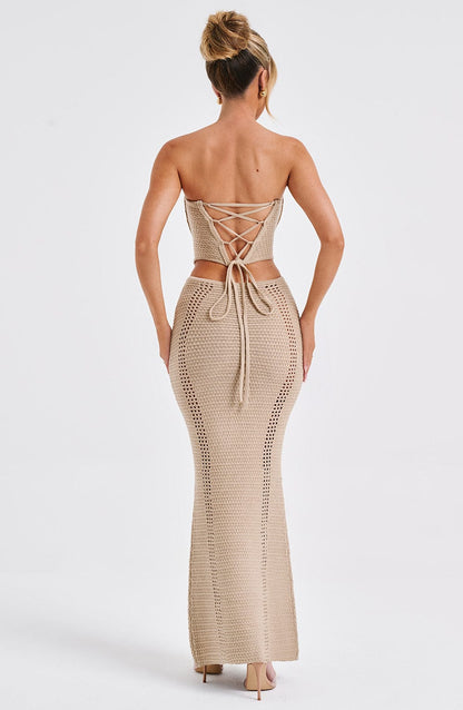 Chayenne Maxi Etek - Bej