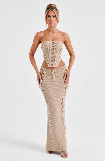 Chayenne Maxi Etek - Bej