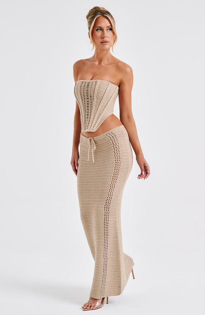 Chayenne Maxi Etek - Bej