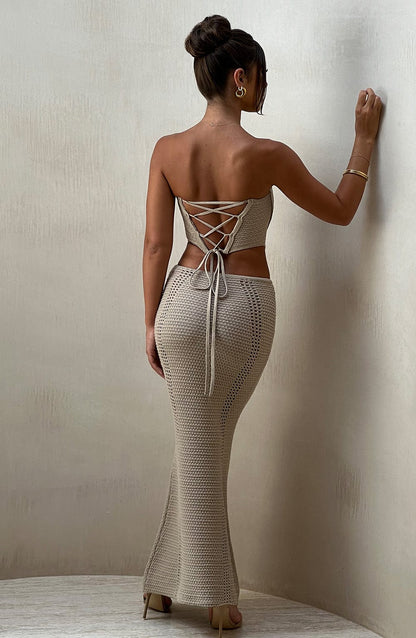 Chayenne Maxi Etek - Bej